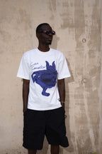 Made with coeur Purple Oversize Tee