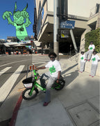 Made with coeur Green Oversize Tee