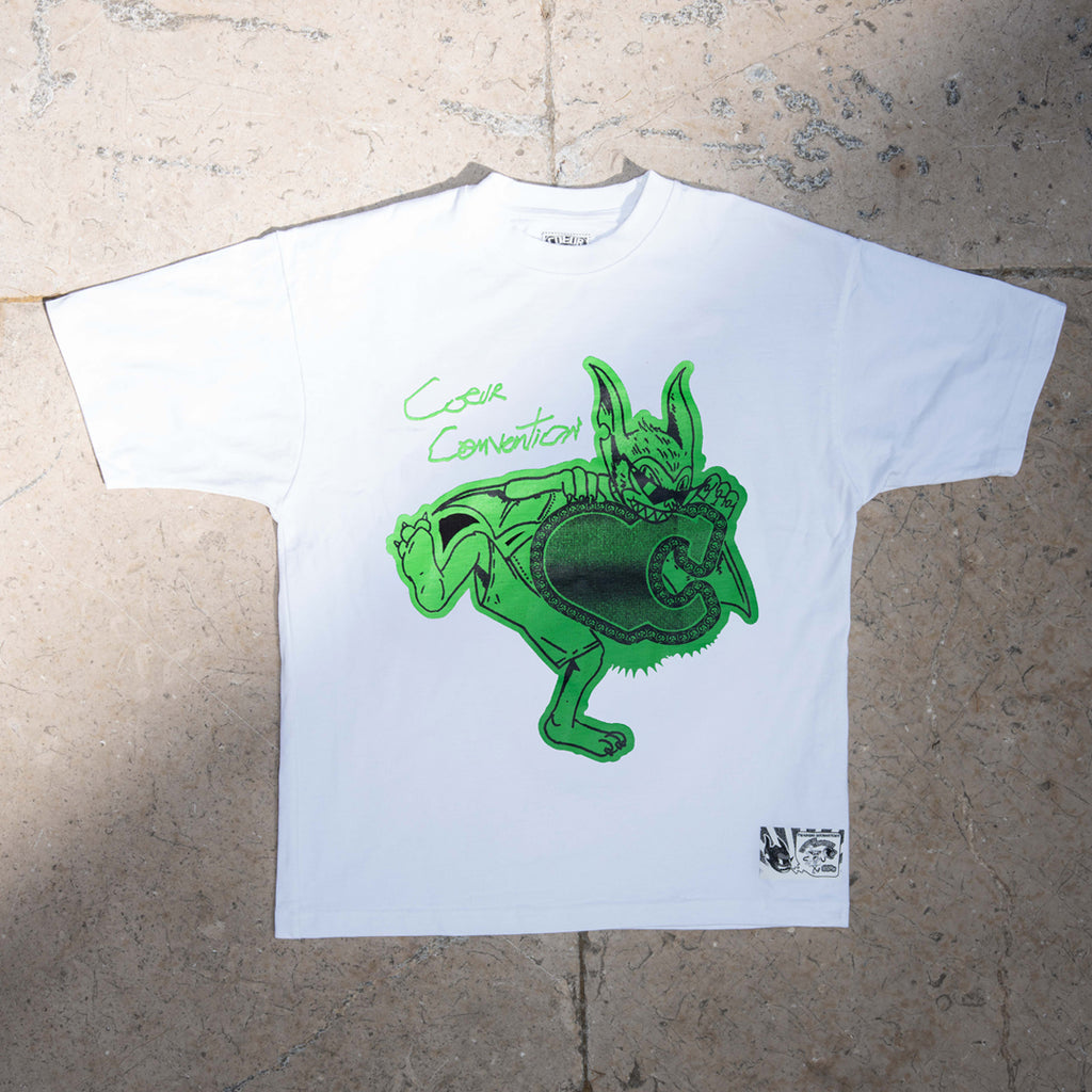 Made with coeur Green Oversize Tee