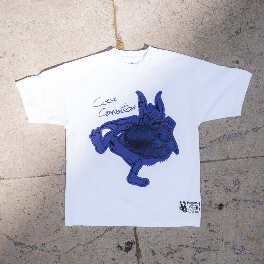 Made with coeur Purple Oversize Tee